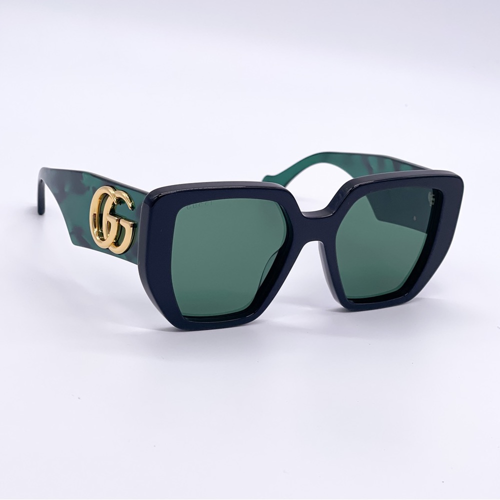 NEW GUCCI WOMEN GREEN SUNGLASSES GG0956S 001 - Picture 5 of 9